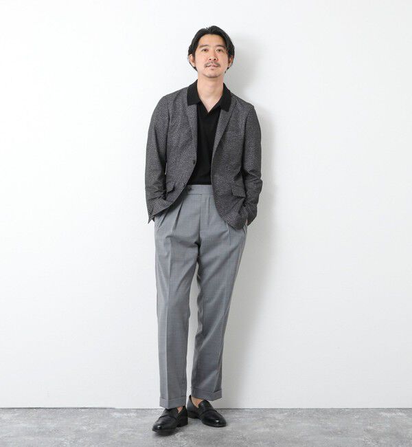 NOLLEY'S goodman「《PIMA COTTON》成型半袖 NSN スキッパーニットポロシャツ 25SS」|ポロシャツ|