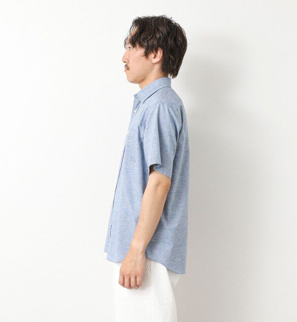 NOLLEY'S goodman「綿麻レギュラーカラー テープシャツ 25SS」|シャツ・ブラウス|