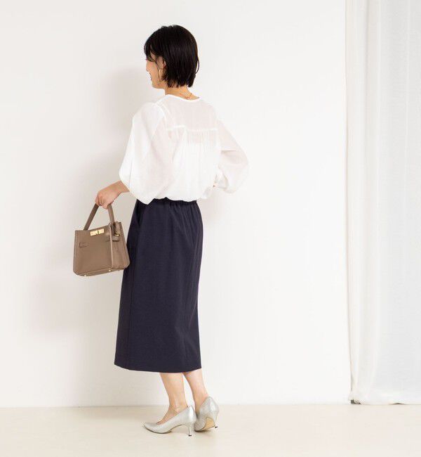 NOLLEY'S「スリットスリーブラッフルブラウス」|シャツ・ブラウス|