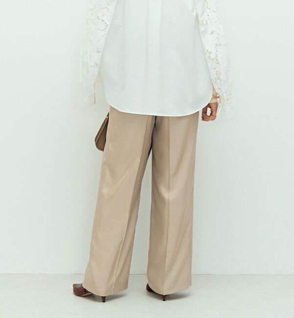 NOLLEY'S「ウォッシャブルサテンワイドパンツ」|その他|