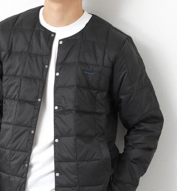 NOLLEY'S goodman「【TAION/タイオン】別注クジラ刺繍CREW NECK BUTTON DOWN JACKET」|ダウン|