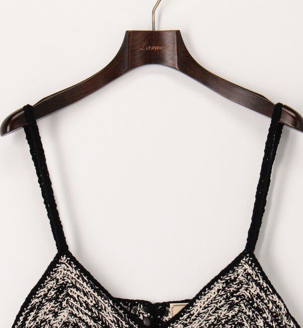 Laraaji「《手洗い可能》かぎ針編みキャミソール」|ニット・セーター|