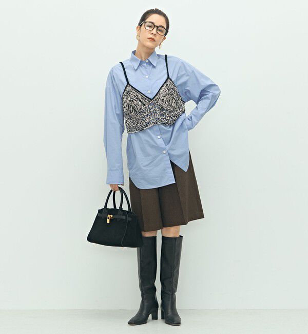 Laraaji「《手洗い可能》かぎ針編みキャミソール」|ニット・セーター|