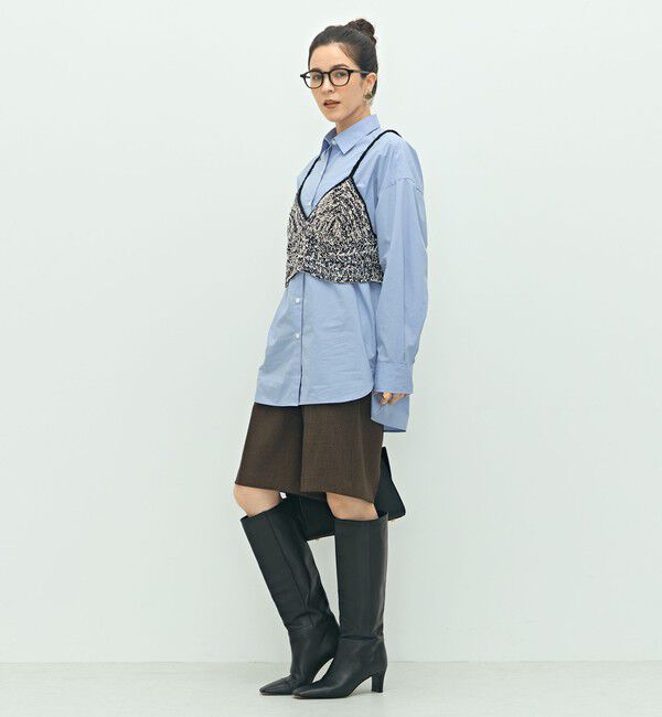 Laraaji「《手洗い可能》かぎ針編みキャミソール」|ニット・セーター|