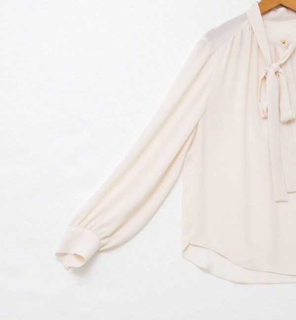 NOLLEY'S「ジョーゼットボウタイブラウス」|シャツ・ブラウス|