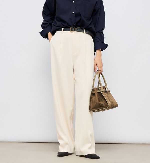 NOLLEY'S sophi「ウォッシャブル強撚ツイルワイドパンツ」|その他|