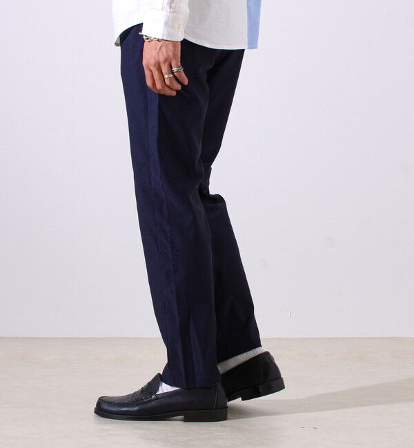 GLOSTER「【大人の美脚パンツ/S～XL展開】ミラクルストレッチ イージーパンツ」|チノ|