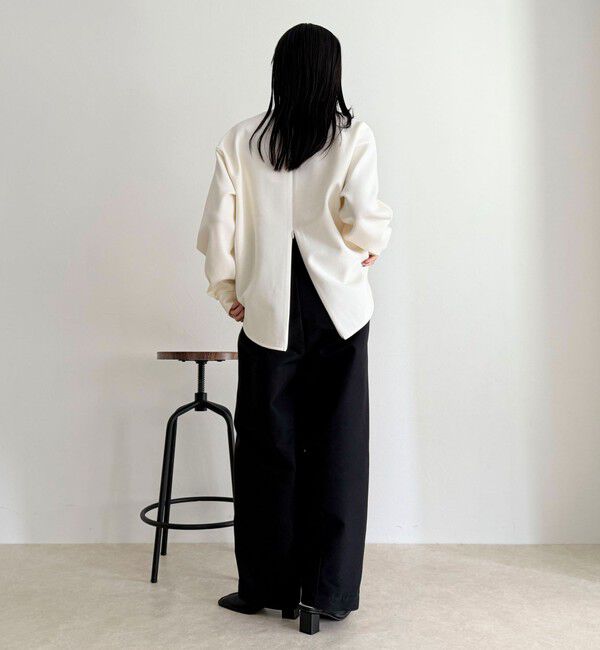 fredy emue「バックスリットポンチプルオーバー」|Tシャツ・カットソー|