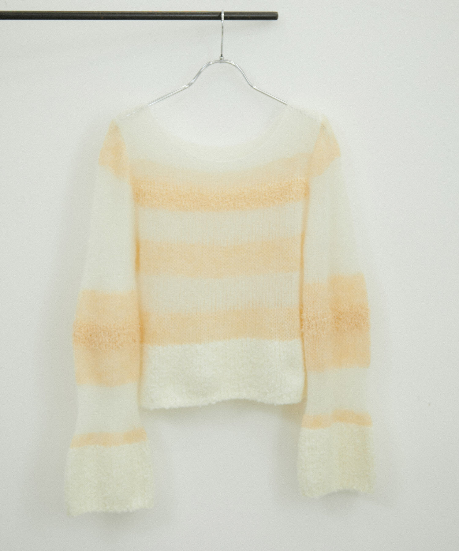 ADAM ET ROPE'「ミックスヤーンボーダーニットプルオーバー」|ニット・セーター|