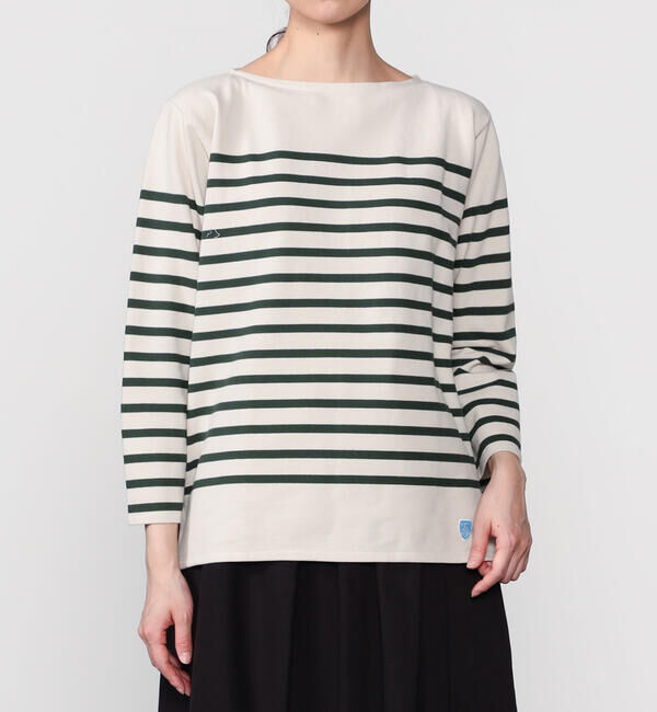 ORCIVAL「ORCIVAL | ラッセルフレンチセーラーTシャツ WOMEN」|Tシャツ・カットソー|BEIGE系1