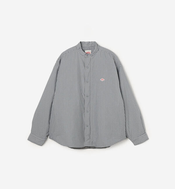 DANTON「DANTON | タイプライター 中綿シャツジャケット CHECK WOMEN」|ダウン|