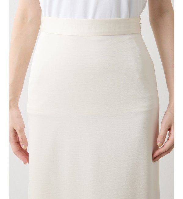 THE PAUSE「【THE PAUSE】サテンIラインスカート」|スカート|