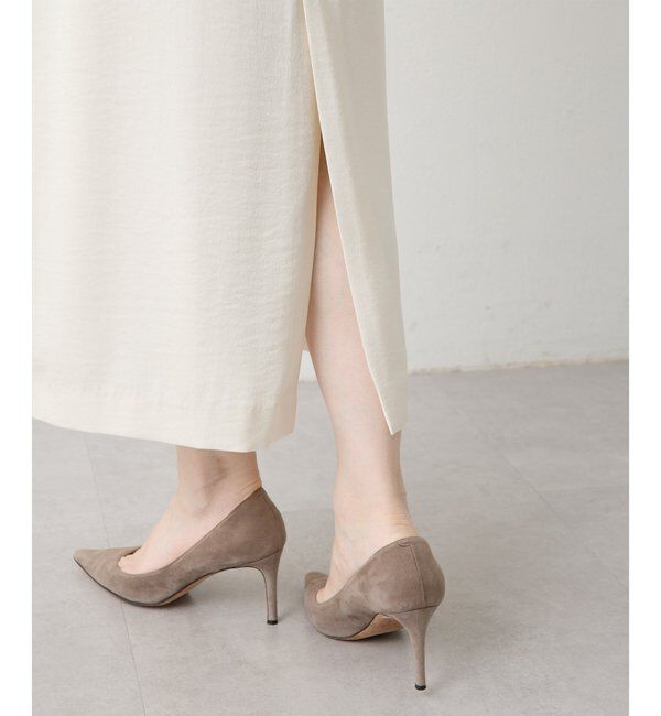 THE PAUSE「【THE PAUSE】サテンIラインスカート」|スカート|