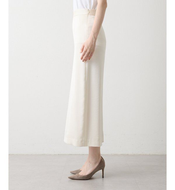 THE PAUSE「【THE PAUSE】サテンIラインスカート」|スカート|