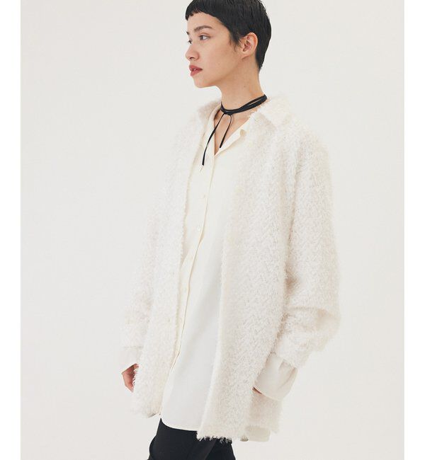 THE PAUSE「【THE PAUSE】フェザーチュールシャツ」|シャツ・ブラウス|