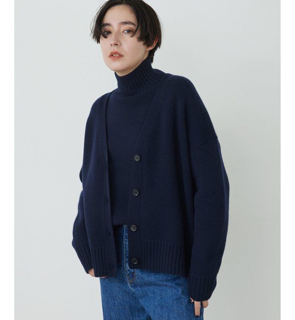 Drawing Numbers「【Drawing Numbers】接結ルーズVネックカーディガン」|ニット・セーター|