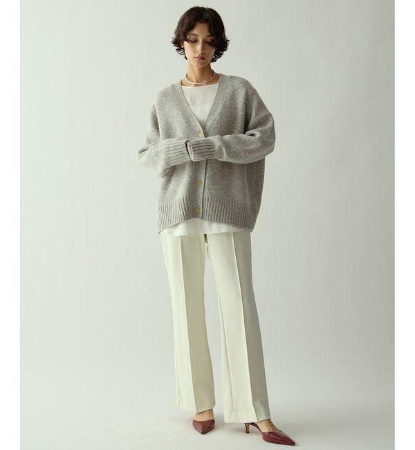 Drawing Numbers「【Drawing Numbers】接結ルーズVネックカーディガン」|ニット・セーター|