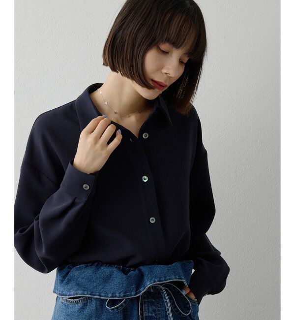  「ダブルクロススキッパープルオーバー」|シャツ・ブラウス|