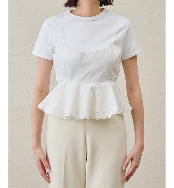 GEMINI「【GEMINI】スカラップキャミソール」|シャツ・ブラウス|