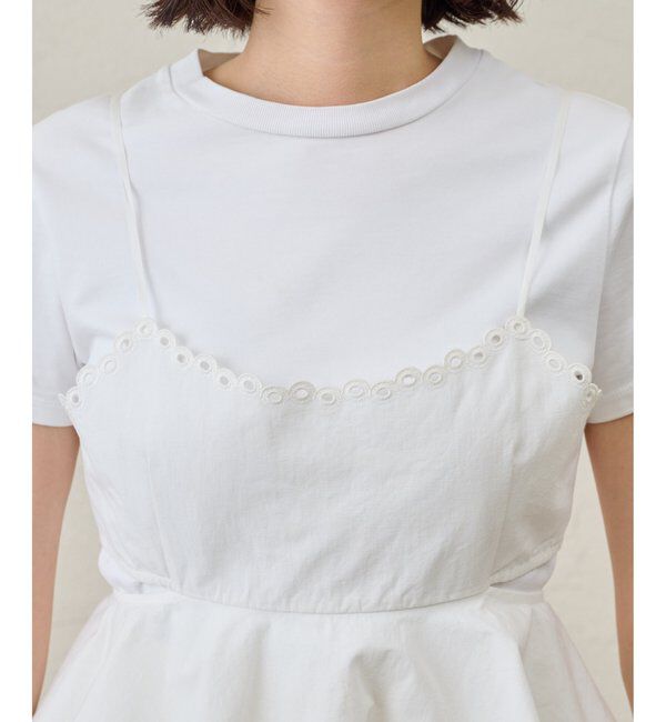 GEMINI「【GEMINI】スカラップキャミソール」|シャツ・ブラウス|