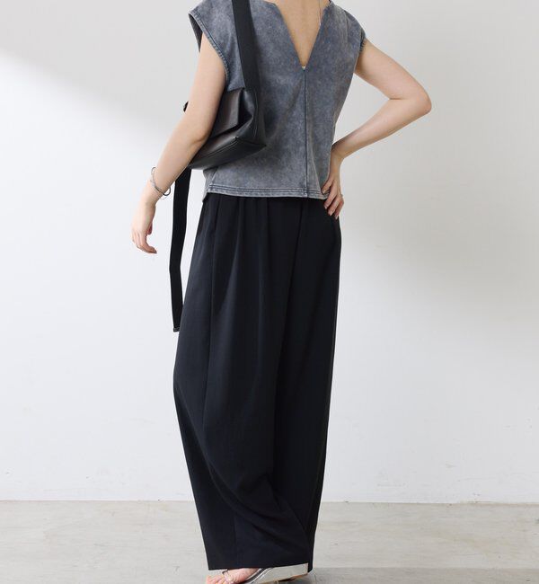  「Q.anos ツイストタンクトップ」|Tシャツ・カットソー|