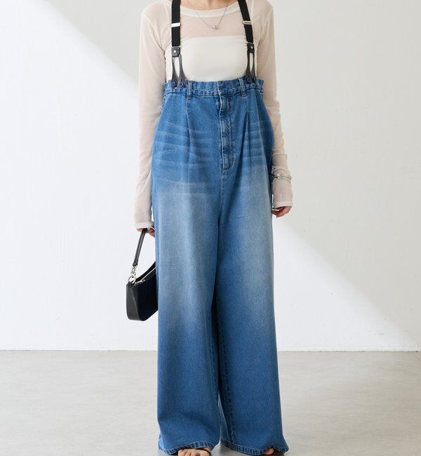  「Q.anos サスペンダーパンツ」|ワンピース|