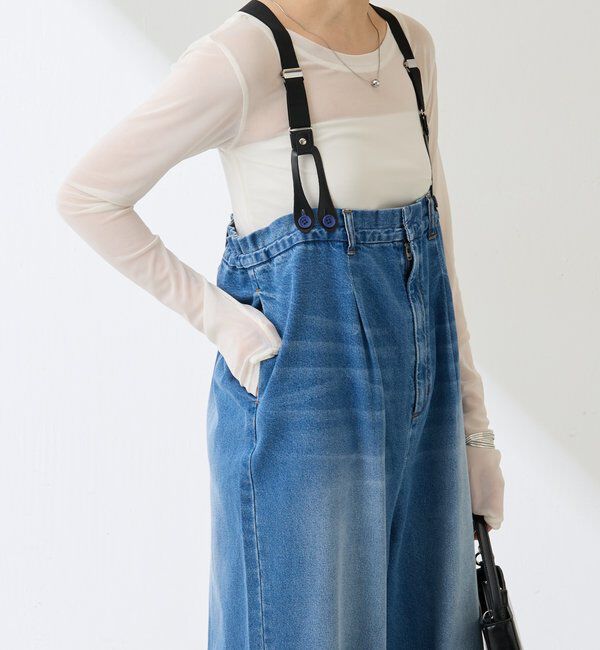  「Q.anos サスペンダーパンツ」|ワンピース|