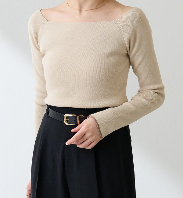  「【2通りで着れる】オフショルダーニット」|ニット・セーター|