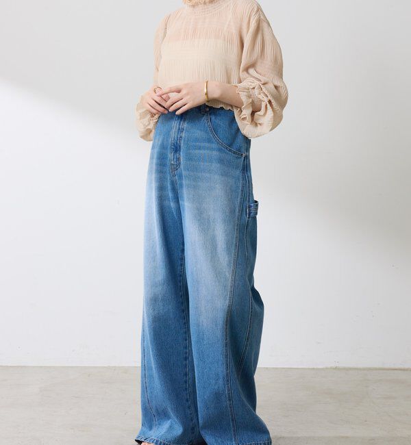  「ジョーゼットプリーツブラウス」|シャツ・ブラウス|