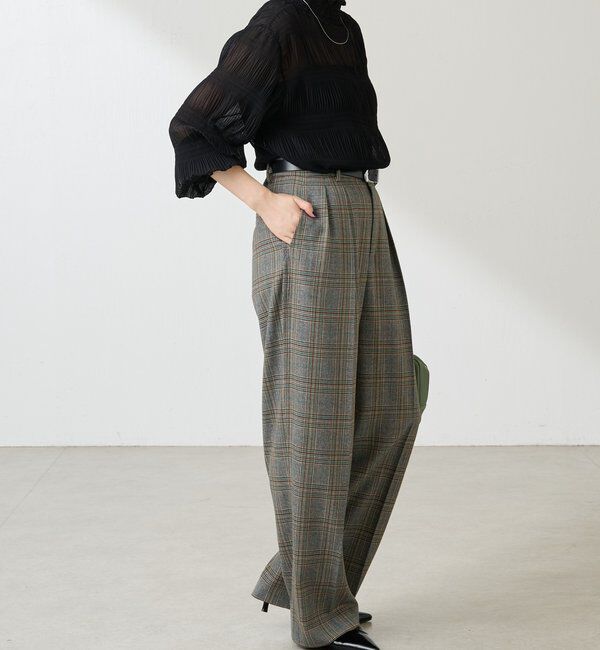  「ジョーゼットプリーツブラウス」|シャツ・ブラウス|