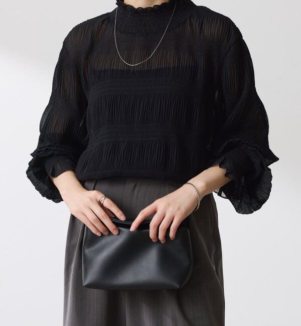  「ジョーゼットプリーツブラウス」|シャツ・ブラウス|