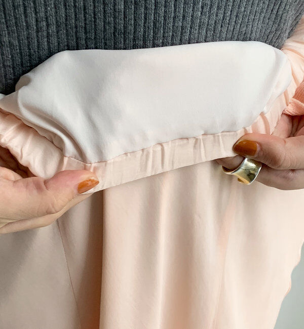  「キュプラ混フレアスカート」|スカート|