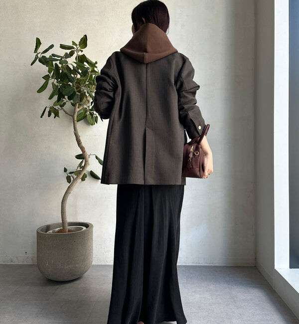  「キュプラ混フレアスカート」|スカート|