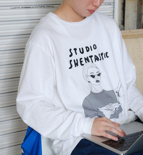  「【WHIMSIC】シェンタスティック スタジオ シルクスクリーンプリントT」|Tシャツ・カットソー|