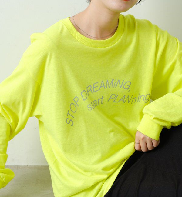  「【WHIMSIC】シェンタスティック スタジオ シルクスクリーンプリントT」|Tシャツ・カットソー|イエロー