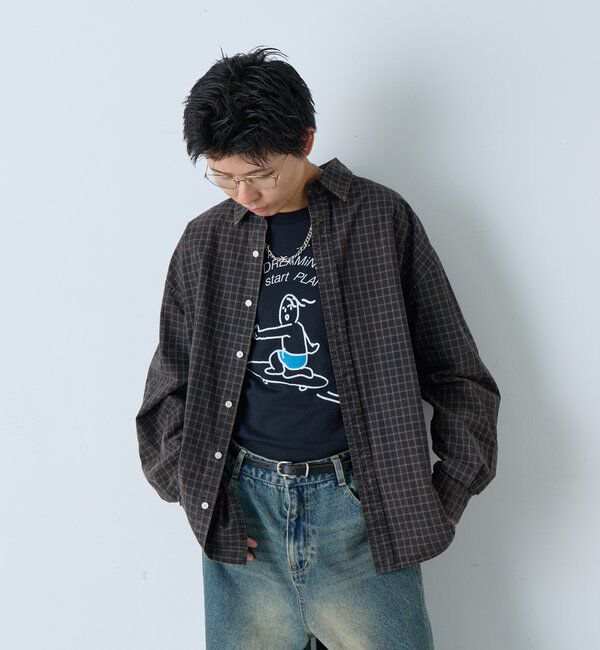  「【WHIMSIC】シェンタスティック スタジオ シルクスクリーンプリントT」|Tシャツ・カットソー|