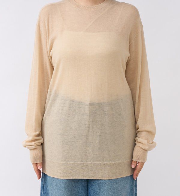  「【MYSELFbyRD（マイセルフバイリヴドロワ）】ロングニットプルオーバー」|ニット・セーター|