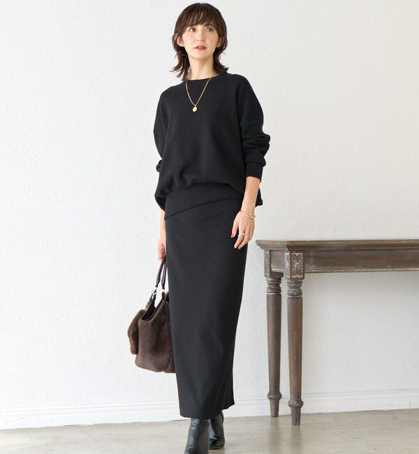  「【コーデの主役に】ポーチ付きフェイクファートート」|クラッチバッグ|