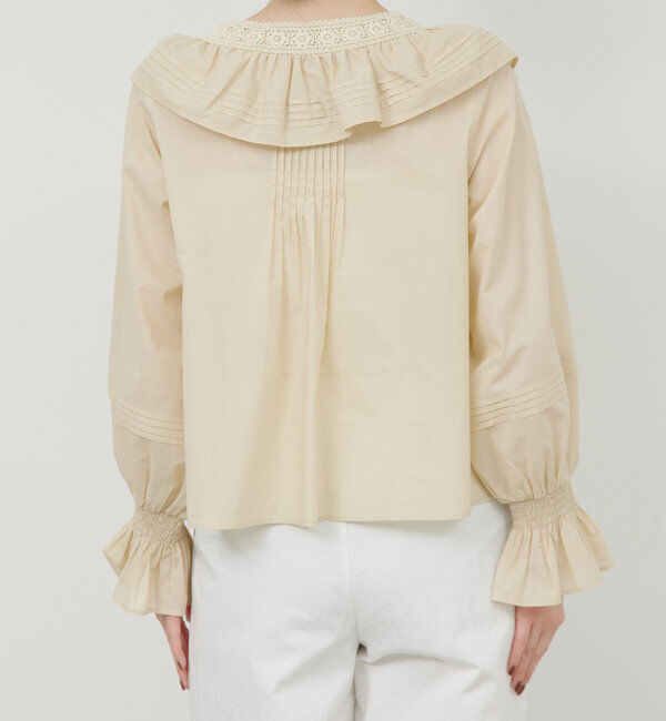  「レースフリルブラウス」|シャツ・ブラウス|