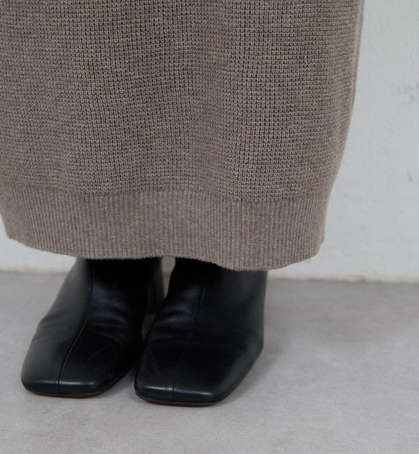  「【HERITANOVUM】ワッフルタイトスカート」|スカート|