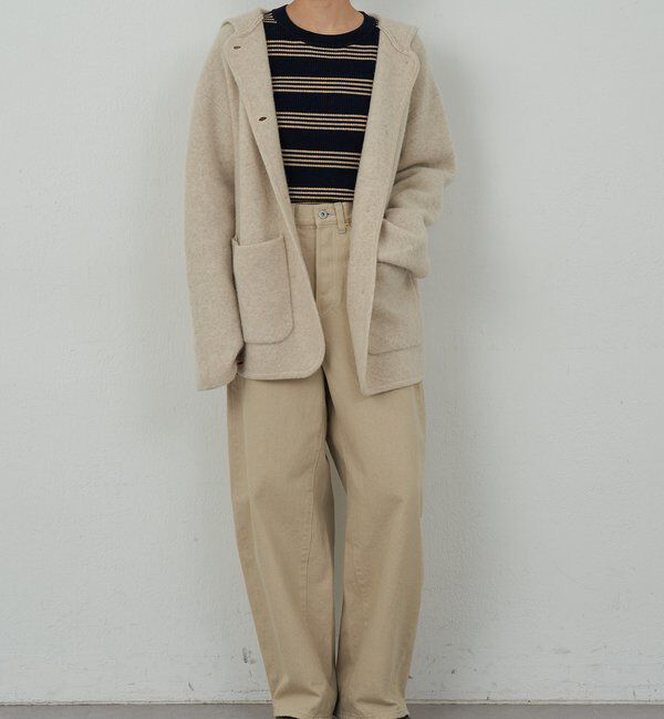  「【HERITANOVUM】ニットフーディコート」|その他|