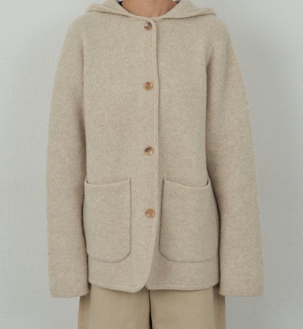  「【HERITANOVUM】ニットフーディコート」|その他|