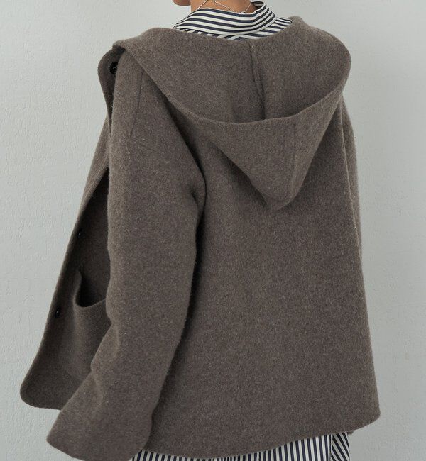  「【HERITANOVUM】ニットフーディコート」|その他|