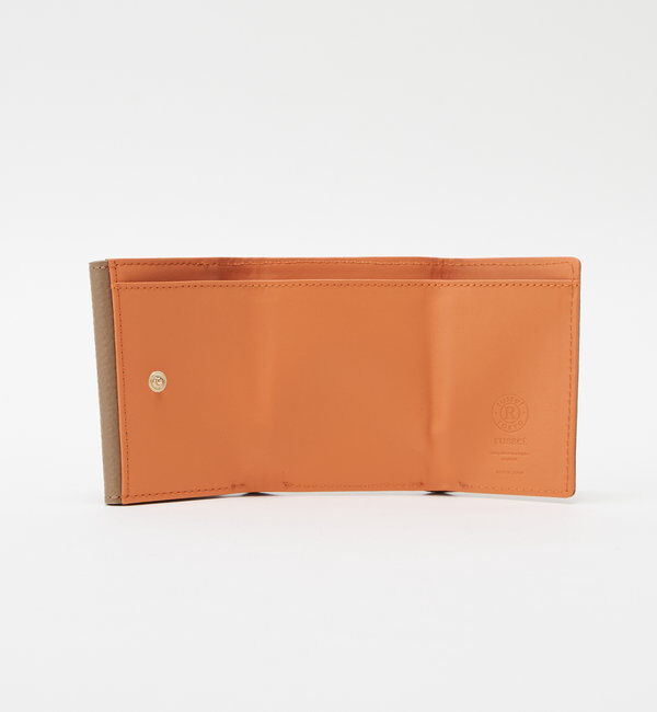  「モノグラムプレート三つ折りウォレット」|財布|