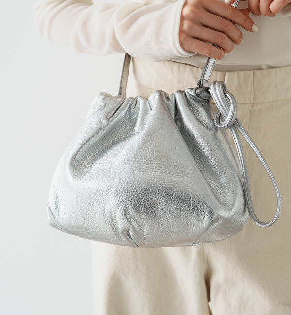  「レザー巾着4WAYショルダーバッグ」|ショルダー・メッセンジャー|