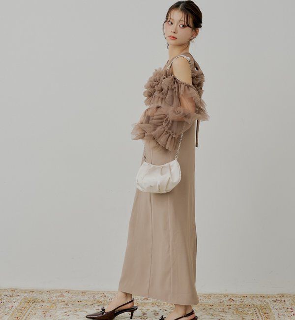  「【SALON by Chico】ビジューデザインリボンショルダーバッグ」|ショルダー・メッセンジャー|