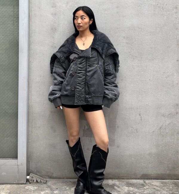  「【Sourcream】N-2B FLIGHT JACKET」|ブルゾン・スタジャン|