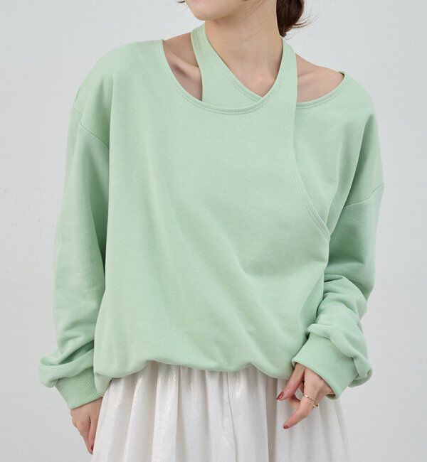  「《インフルエンサー＠komorin_コラボ》デザインスウェット」|Tシャツ・カットソー|グリーン