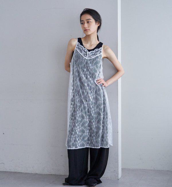  「【26SS予約】レースキャミチュニック」|チュニック|