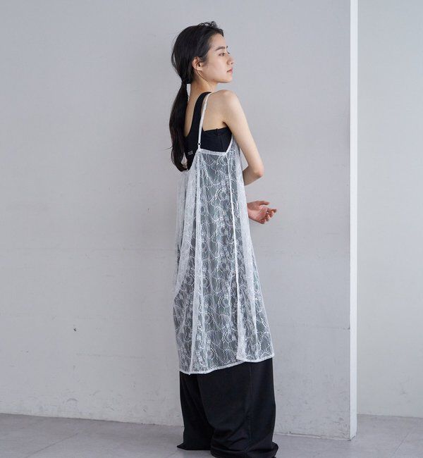  「【26SS予約】レースキャミチュニック」|チュニック|